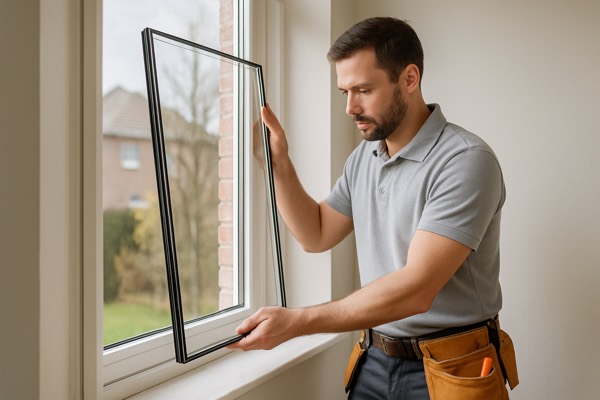 Nieuwe dubbele beglazing in een bestaand raamkozijn — Glasreparatie Louis